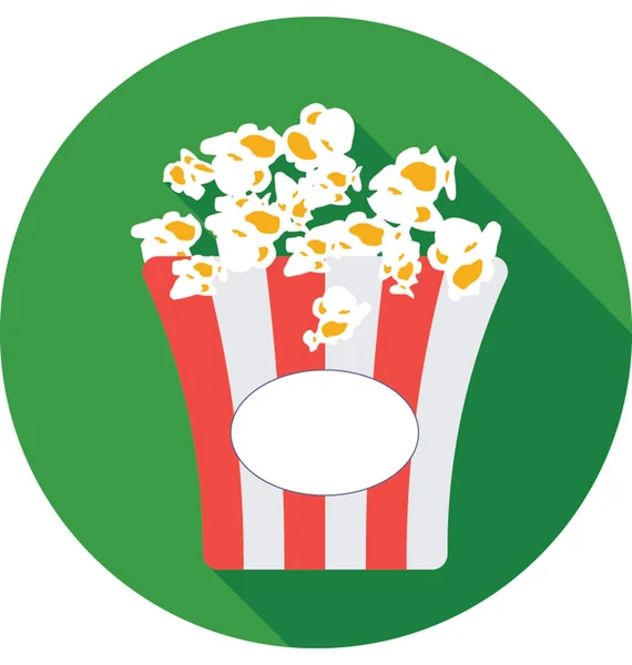 Popcorn-Vektorsymbol — Stockvektor