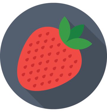  Çilek vektör simgesi