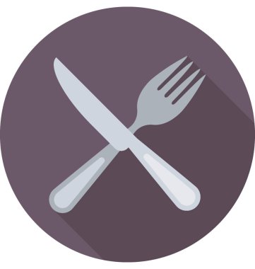  Çatal bıçak vektör simgesi