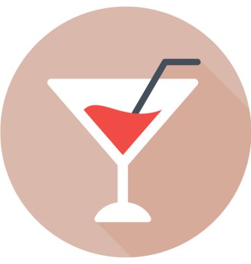  Kokteyl vektör simgesi