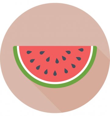  Karpuz vektör simgesi