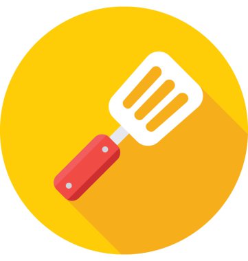  Spatula vektör simgesi