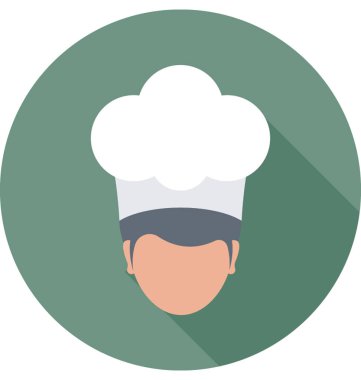  Şef vektör simgesi