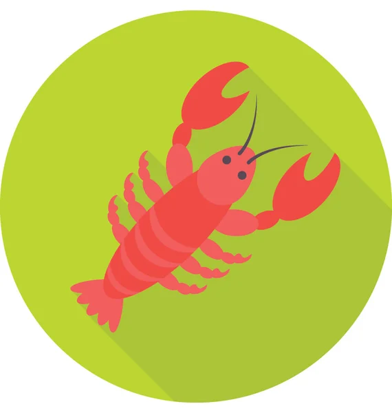 Lobster Vector Icon — Stock Vector