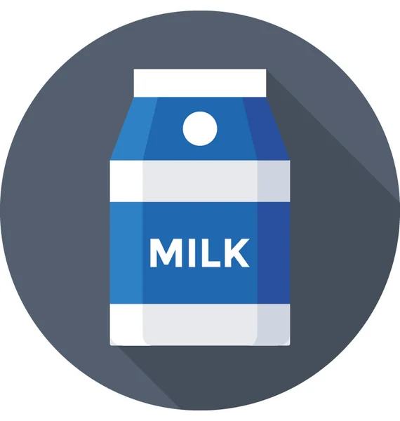 Εικονίδιο του γάλακτος πακέτο φορέα — Διανυσματικό Αρχείο
