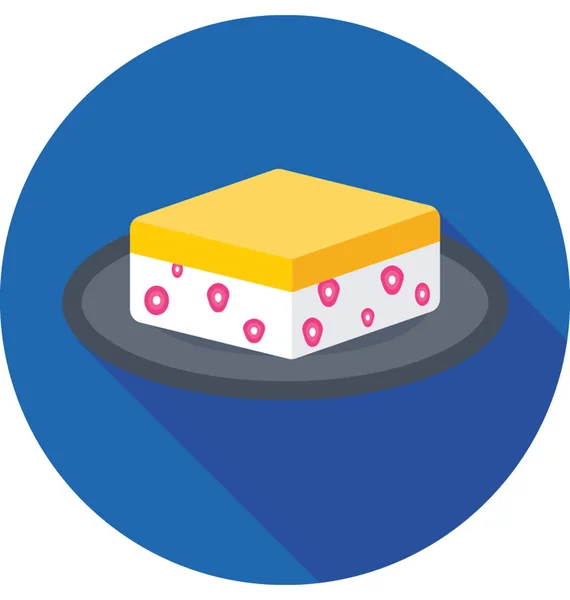 Postres Vector Icono — Vector de stock