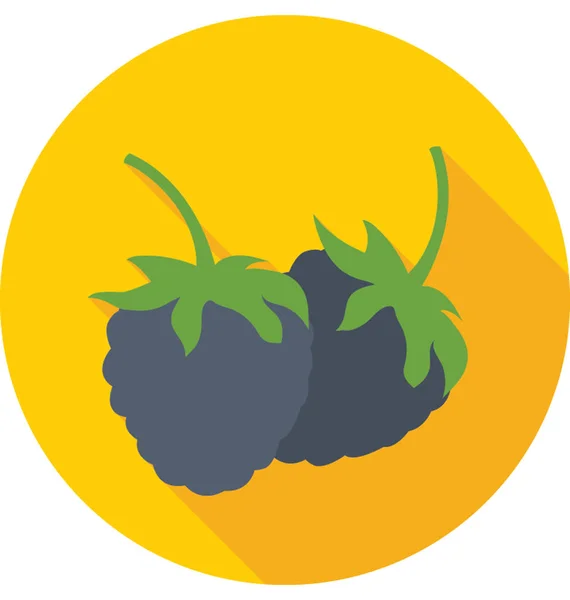 Blueberry Vector Icon — Stock Vector