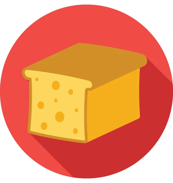 Icône vectorielle fromage — Image vectorielle