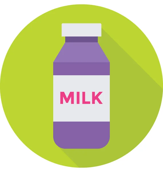 Εικονίδιο φορέα μπουκάλι γάλακτος — Διανυσματικό Αρχείο