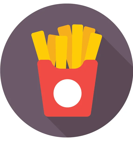Icona vettoriale delle patatine fritte — Vettoriale Stock