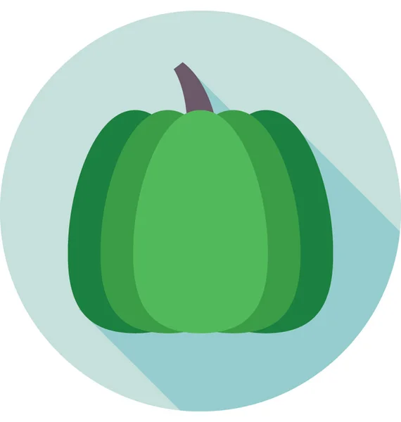 Bell Pepper Vector Icon — Stock Vector