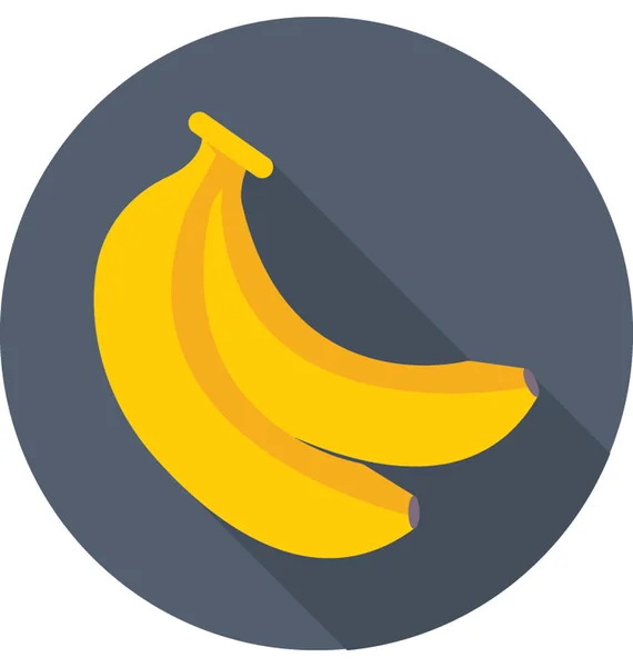 Banaan vector pictogram — Stockvector