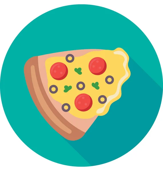 Pizza Vector Icon — Stockvector