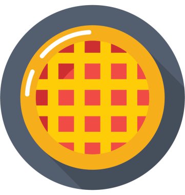  pasta vektör simgesi