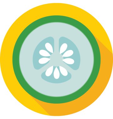  Salatalık vektör simgesi