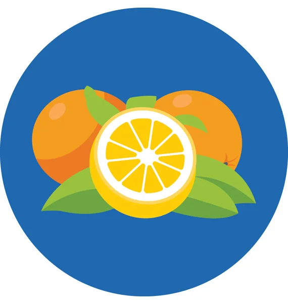 Narancssárga Vector Icon — Stock Vector