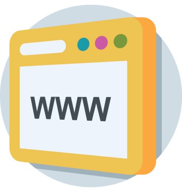  Www vektör simgesi 