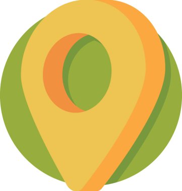  harita pin vektör simgesi 