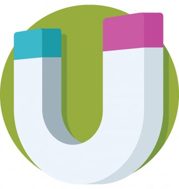  mıknatıs vektör simgesi 