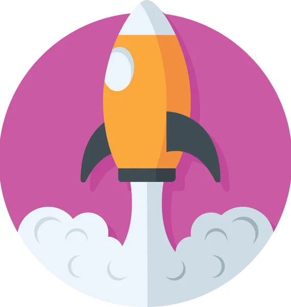 Missile Vector Icon — Stock Vector