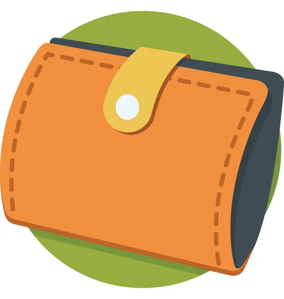 Wallet Vector Icon — Stock Vector