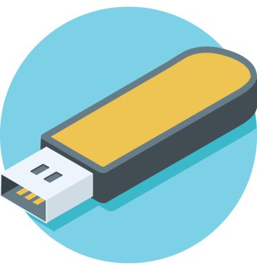  USB vektör simgesi