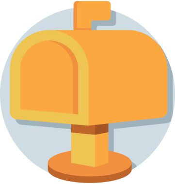  Posta kutusu vektör simgesi