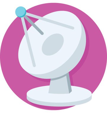  Çanak anten vektör simgesi