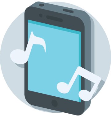  müzik vektör simgesi