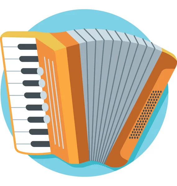 Harmonika Vector Icon — Stock Vector