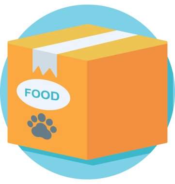  Gıda paketi vektör simgesi 