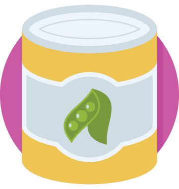  Bezelye kutusu vektör simgesi 