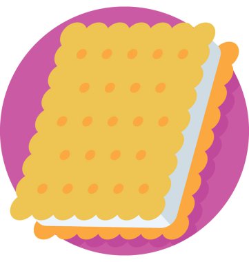  Biscuit Vector Icon  clipart