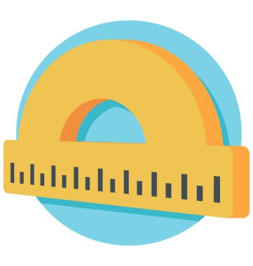  Derecesi aracı vektör simgesi