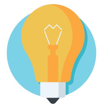  ampul vektör simgesi