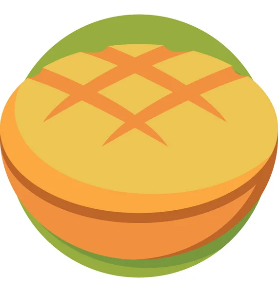 Biscuit vector pictogram — Stockvector