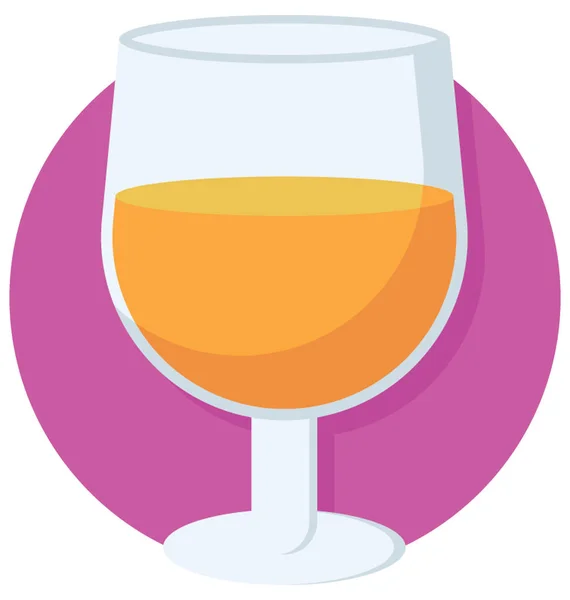 Wineglass Vector Icon — Stock Vector