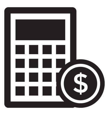  bütçe vektör simgesi