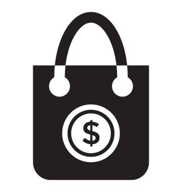  Kadın çantası vektör simgesi