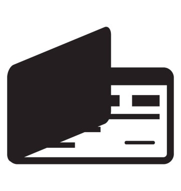  m-cüzdan vektör simgesi