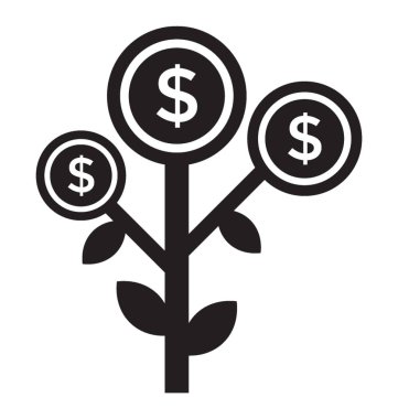  iş büyüme vektör simgesi