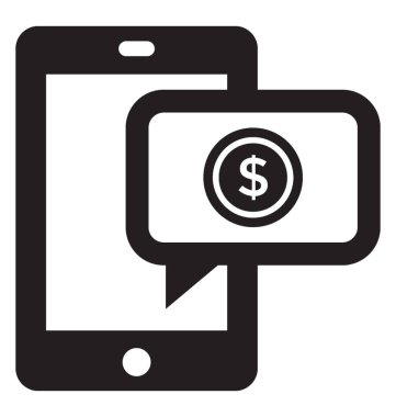  İş sohbet vektör simgesi