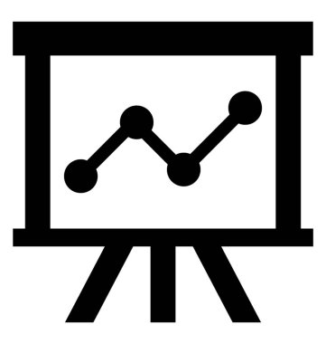  şövale vektör simgesi 