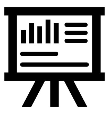  şövale vektör simgesi 