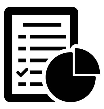  Rapor vektör simgesi