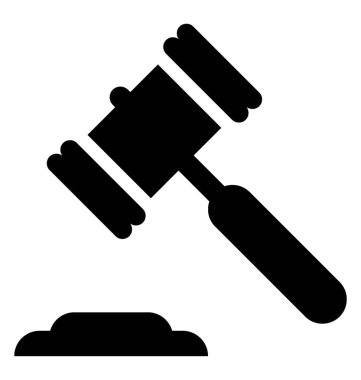  Açık artırma vektör simgesi