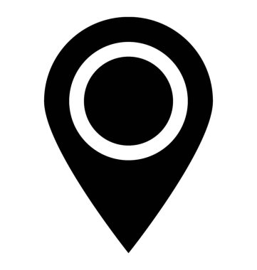  harita pin vektör simgesi