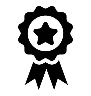  rozet vektör simgesi