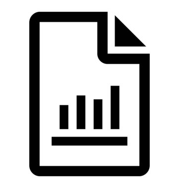  Rapor vektör simgesi