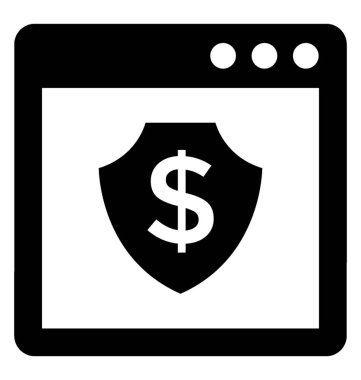 Vektör simge bankacılık güvenli